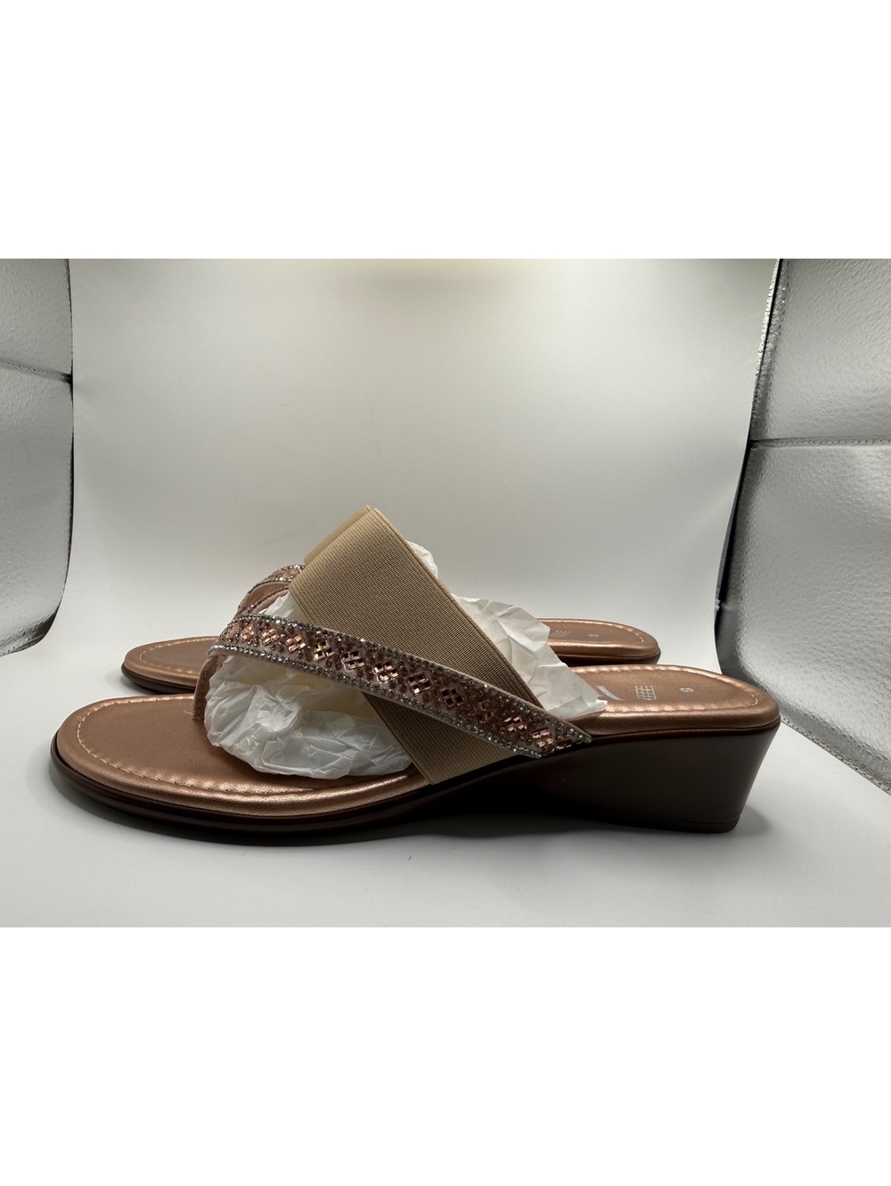 Italian Shoemakers Women’s 8 Jase Sandal in Rose Gold